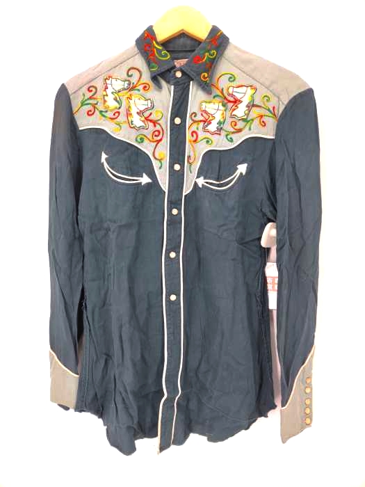 HBARC（エイチバーシー） 50S-60S WASHABLEタグ ウエスタンシャツ メンズ トップス