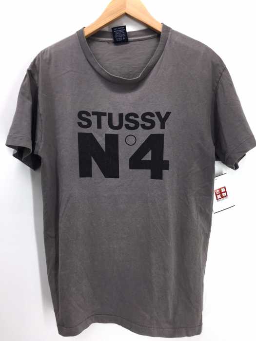 STUSSY (ステューシー) 90S 紺タグ USA製 No4 クルーネックTシャツ メンズ トップス