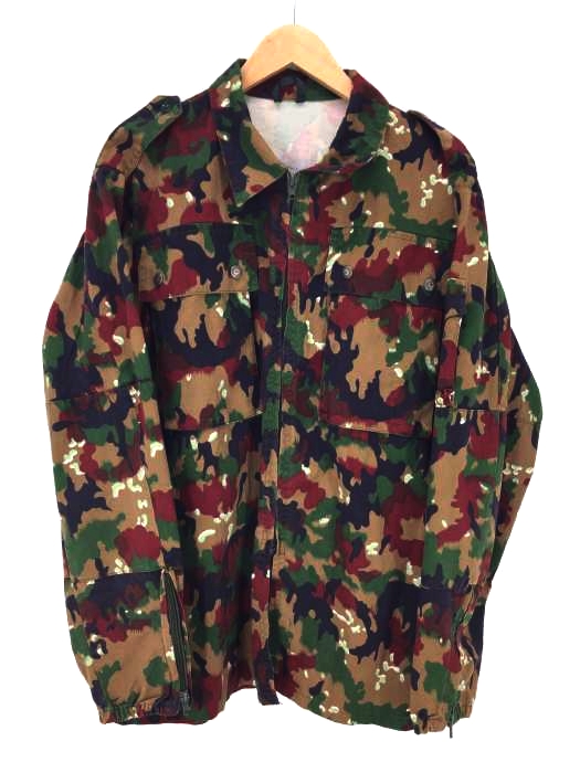 USED古着 (ユーズドフルギ) スイス軍 アルペンカモ ワークジャケット メンズ アウター