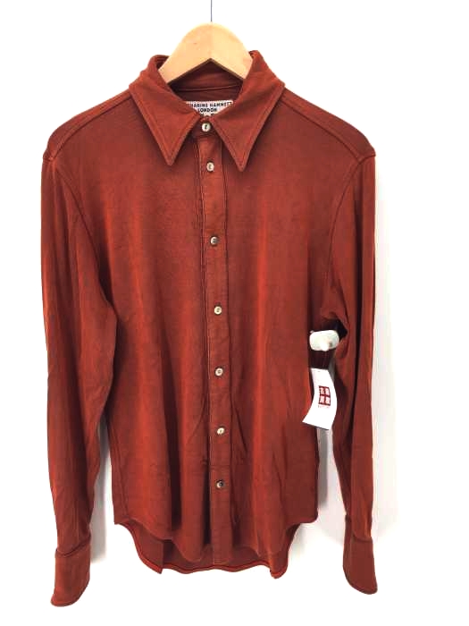 KATHARINE HAMNETT LONDON（キャサリンハムネットロンドン） レーヨンナイロンシャツ メンズ トップス