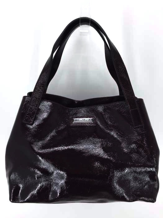 MAXMARA（マックスマーラ） パテントレザーハンドバッグ レディース バッグ