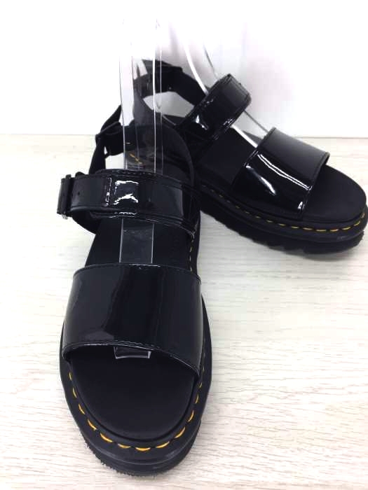 Dr.Martens（ドクターマーチン） VOSS エナメルストラップサンダル シャークソール レディース シューズ