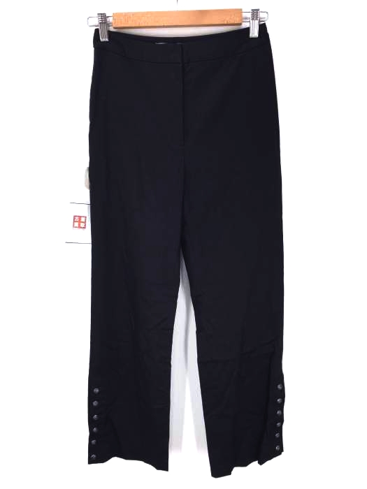 lot lamb(ロットラム) 裾ボタン ストレート パンツ レディース パンツ