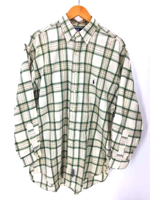 Polo by RALPH LAUREN(ポロバイラルフローレン) カナダ製 チェックボタンダウンシャツ メンズ トップス