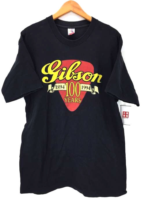 FRUIT OF THE LOOM（フルーツオブザルーム） USA製 Gibson 100YEARS プリントTシャツ メンズ トップス