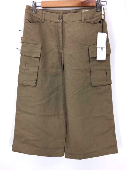 GEORGES RECH(ジョルジュレッシュ) コットンリネンカーゴクロップドパンツ レディース パンツ