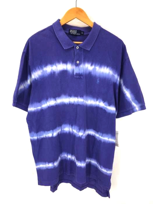 Polo by RALPH LAUREN（ポロバイラルフローレン） 絞り染め ボーダーポロシャツ メンズ トップス