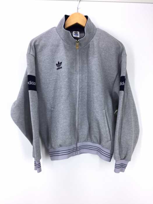 90s adidas ジップアップジャージ 90s adidas Half-Zip Hooded Jersey 緑白紺 M アディダス ハーフ