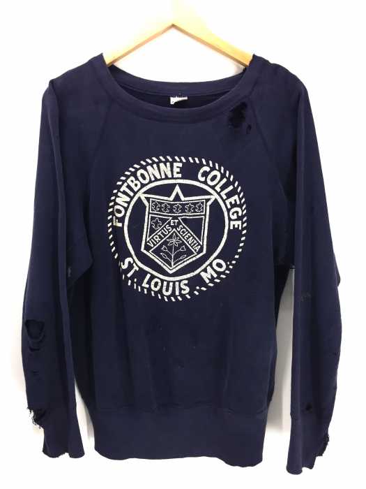 Champion (チャンピオン) 復刻ランタグ ダメージ加工スウェット メンズ トップス