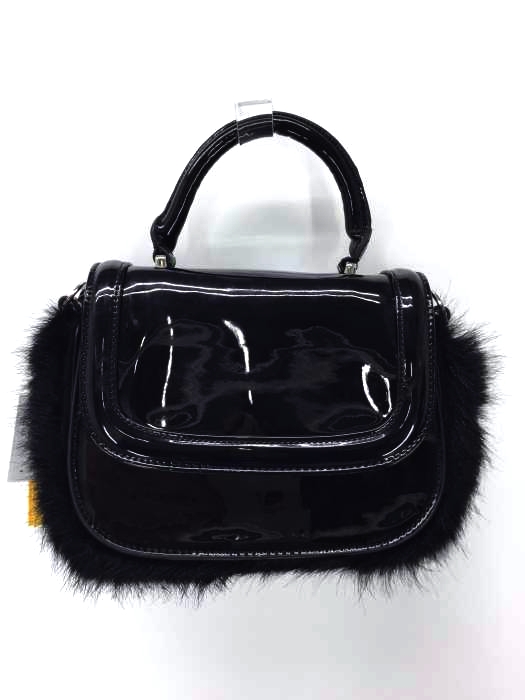 SLY（スライ） ENAMEL AND FUR ROUND MINI SHOULDER レディース バッグ