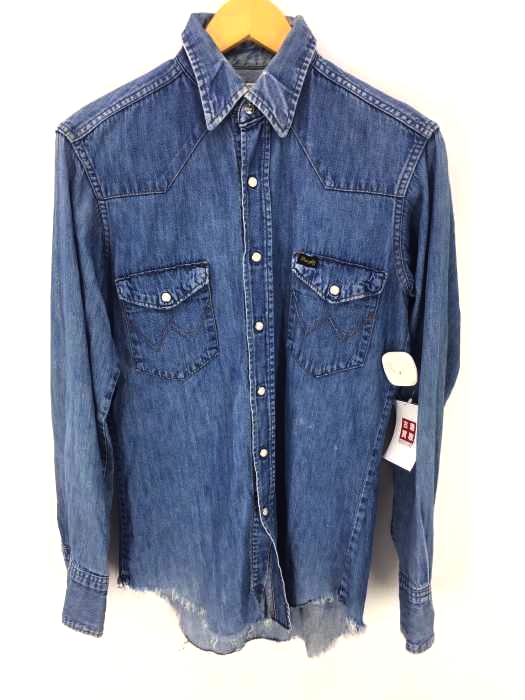 Wrangler（ラングラー） vintage USA製 デニムウエスタンシャツ メンズ トップス