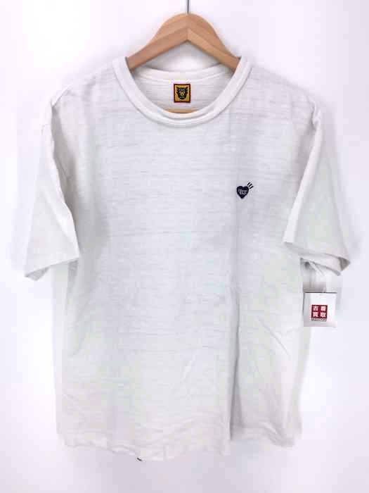 HUMAN MADE(ヒューマンメイド) 刺繍 ハート ロゴ クルーネック Tシャツ メンズ トップス