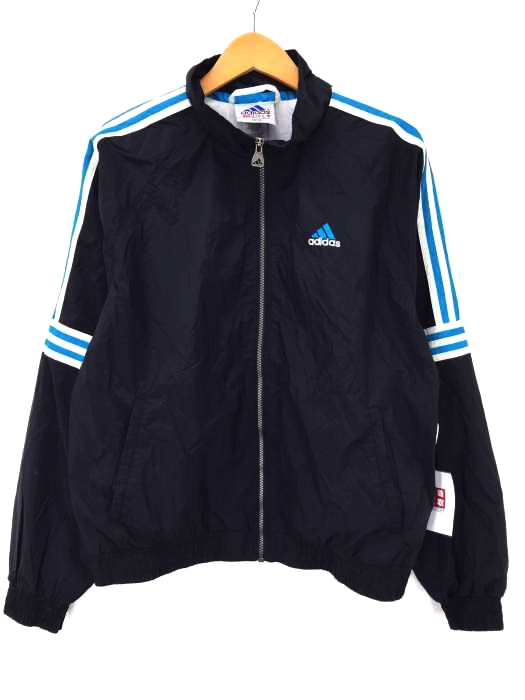 adidas（アディダス） 国旗タグ ロゴ刺しゅう ナイロンジャケット メンズ アウター