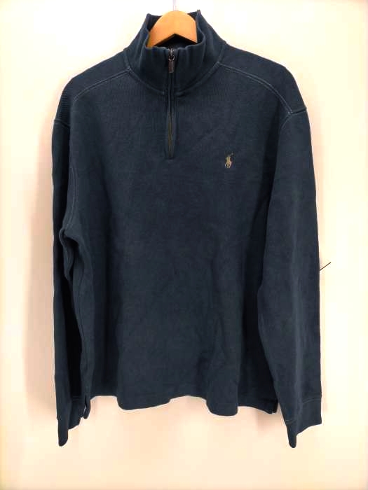 POLO RALPH LAUREN(ポロラルフローレン) 製品染めハーフジップスウェット メンズ トップス