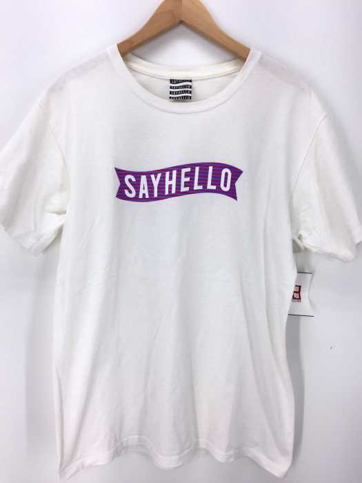 SAYHELLO × BEAMS T（セイハロー ビームスティー） ボックスロゴTシャツ メンズ トップス