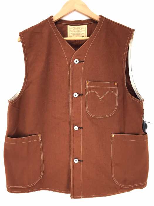 Levis Vintage Clothing（リーバイスヴィンテージクロージング） DUCK HUNTERS VEST ダックハンターベスト 99年米国製 復刻版 バレンシア工場 WESTERN VINTAGE メンズ アウター