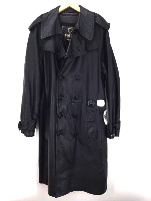USED古着（ユーズドフルギ） LEATHER OF DISTINCTION レザートレンチコート メンズ アウター