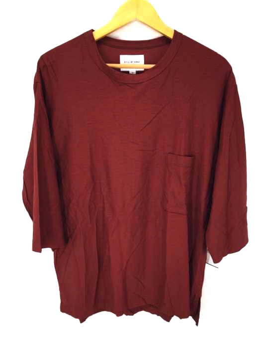 STILL BY HAND(スティルバイハンド) Half Sleeve Crew Neck Cutsew メンズ トップス