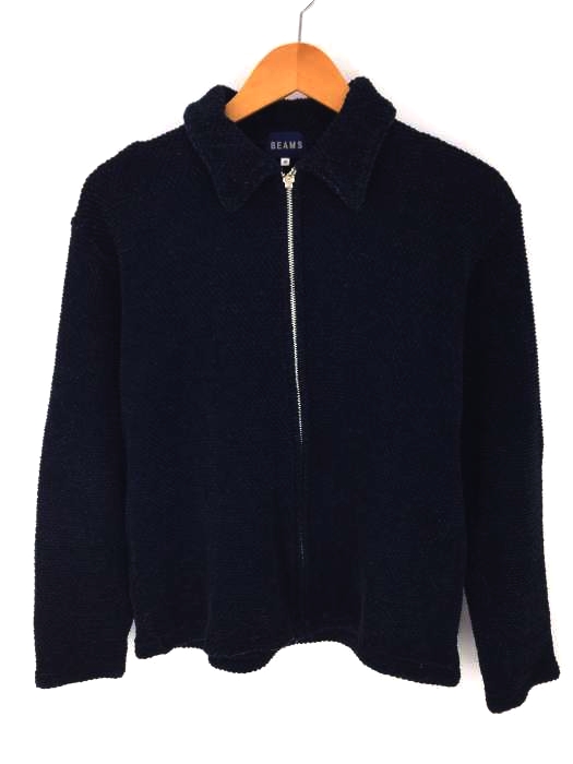 BEAMS（ビームス） レーヨンポリジップアップジャケット メンズ アウター