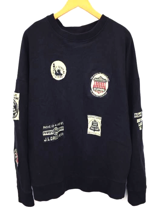 niche.（ニッチ） Signboards EMB C/N Sweat メンズ トップス