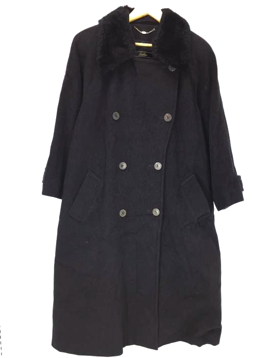Leilian（レリアン） 英国製 カシミヤ混コート 肩パッド レディース アウター