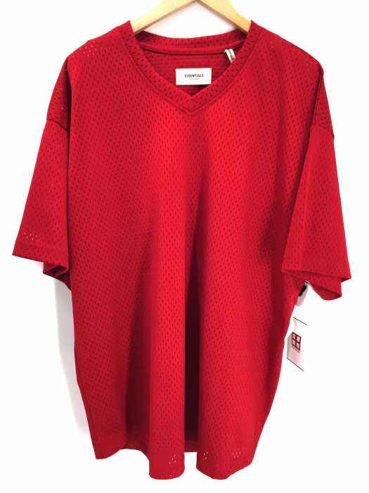 FEAR OF GOD ESSENTIALS(フェイアーオブゴッド エッセンシャルズ) 18aw BACK LOGO MESH TEE メッシュシャツ メンズ トップス