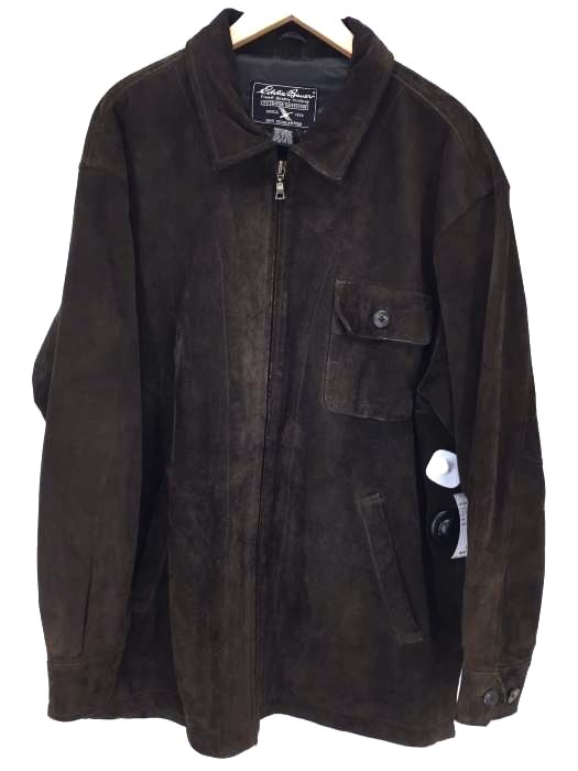Eddie Bauer（エディーバウアー） ジップアップ スエードジャケット メンズ アウター