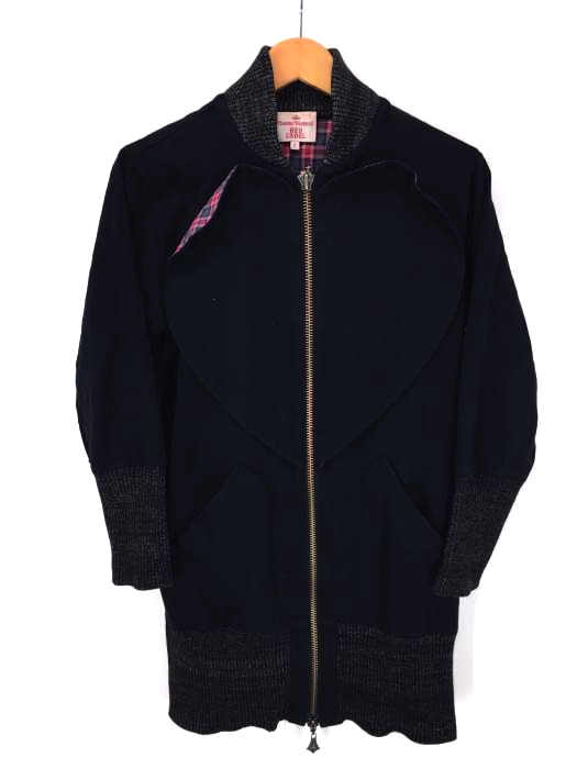 Vivienne Westwood RED LABEL（ヴィヴィアンウエストウッドレッドレーベル） ハートフロントジップアップロングジャケット レディース アウター
