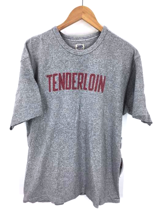 TENDERLOIN（テンダーロイン） ロゴ Tシャツ 染み込みプリント 霜降り 