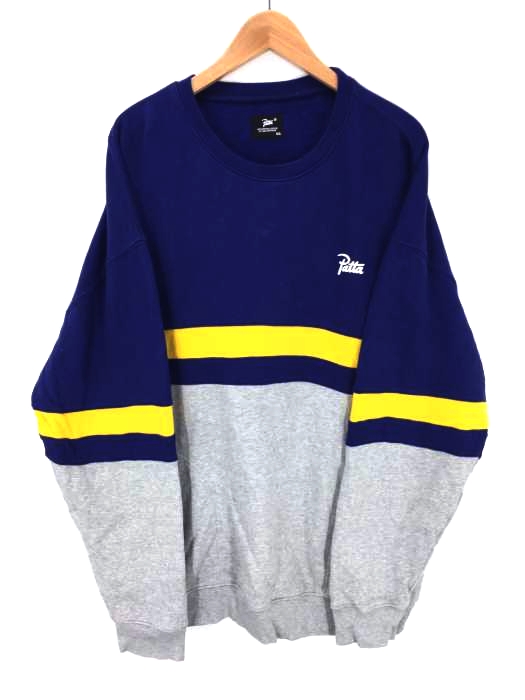 PATTA（パタ） PANEL CREWNECK SWEATER メンズ トップス