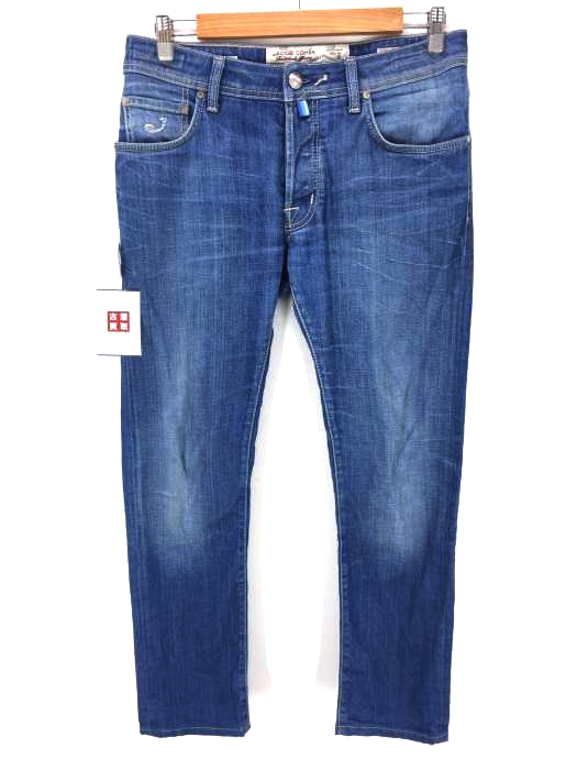 JACOB COHEN（ヤコブコーエン） イタリア製 PW622 ストレッチデニムパンツ ボタンフライ メンズ パンツ