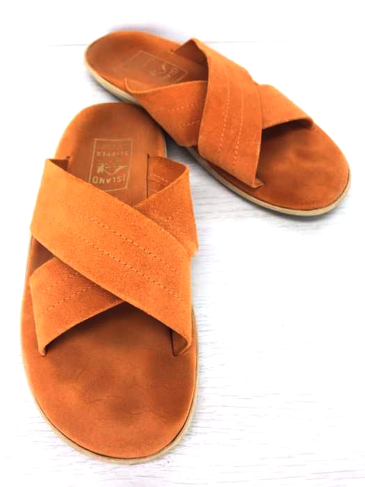 ISLAND SLIPPER(アイランドスリッパ) スウェードレザーサンダル メンズ シューズ