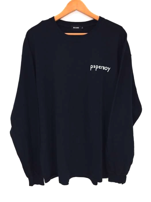 BEAMS(ビームス) PaperBoy 両面ロゴTシャツ ビームス別注 メンズ トップス
