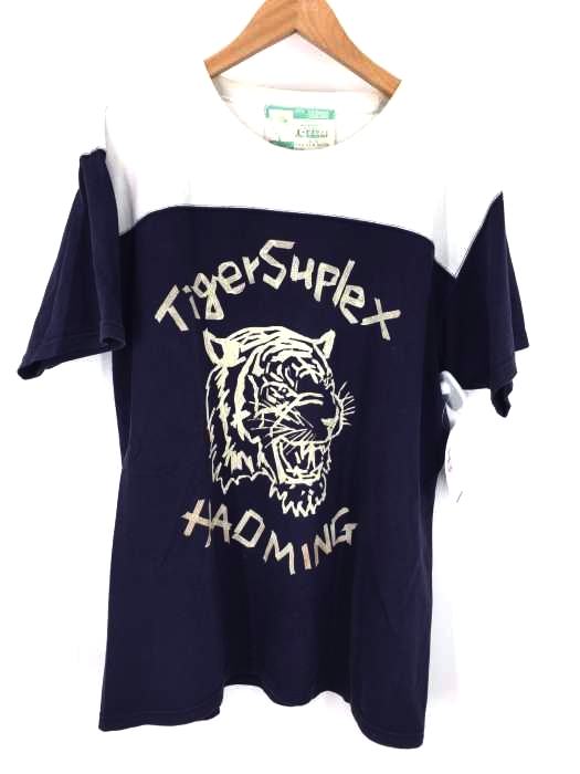 Haoming(ハオミン) TigerSuplex ヘビーウェイトTシャツ メンズ トップス