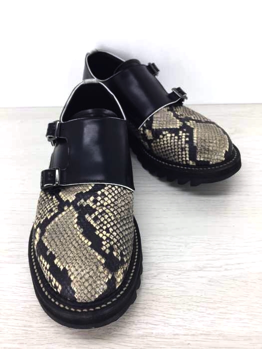 KIDS LOVE GAITE(キッズラブゲイト) Python Double Monk Shoes モンクストラップ シャークソール メンズ シューズ