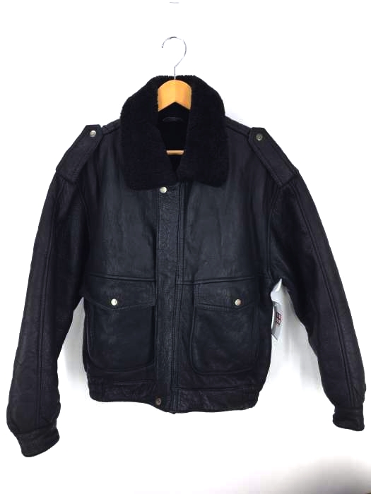 USED古着  （ユーズドフルギ） GENUINE LAMBSFUR B3  Mouton Leather Jacket メンズ アウター
