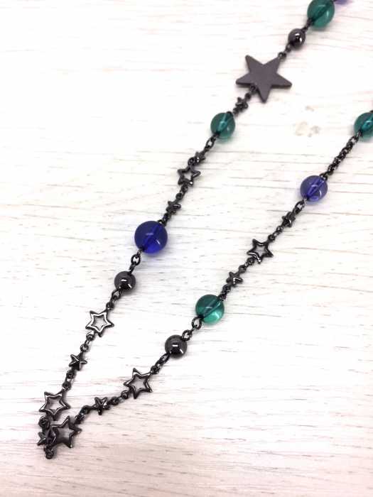 LANVIN en Bleu（ランバンオンブルー） スターモチーフ 黒メッキ レディース アクセサリー
