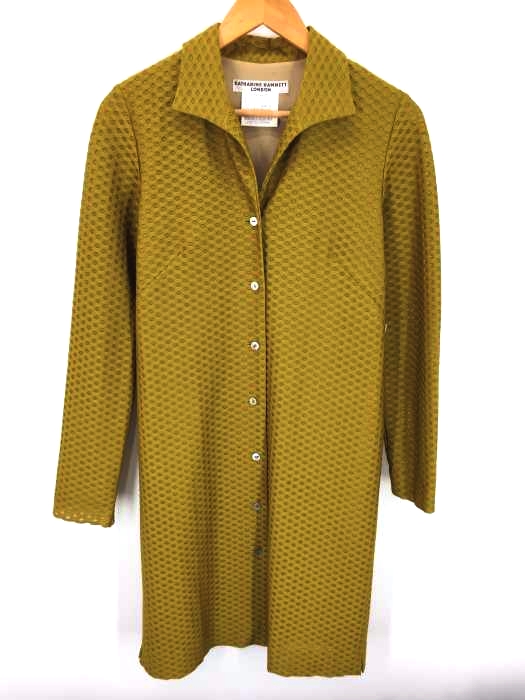 KATHARINE HAMNETT LONDON（キャサリンハムネットロンドン） 総柄デザインコート レディース アウター