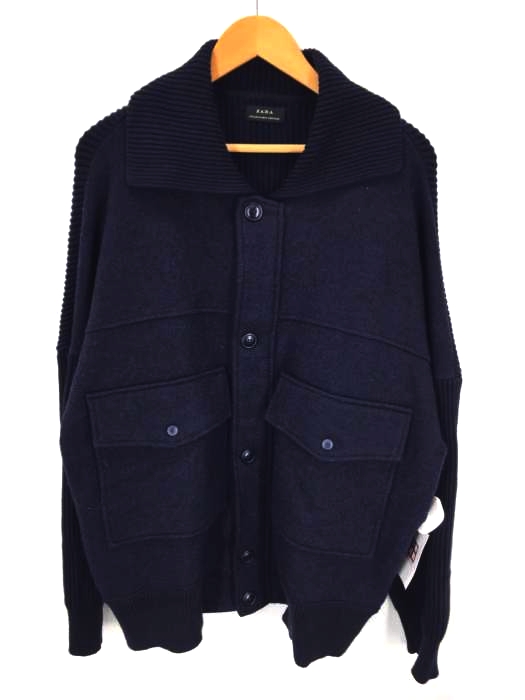 ZARA（ザラ） リブニット ジャケット メンズ アウター