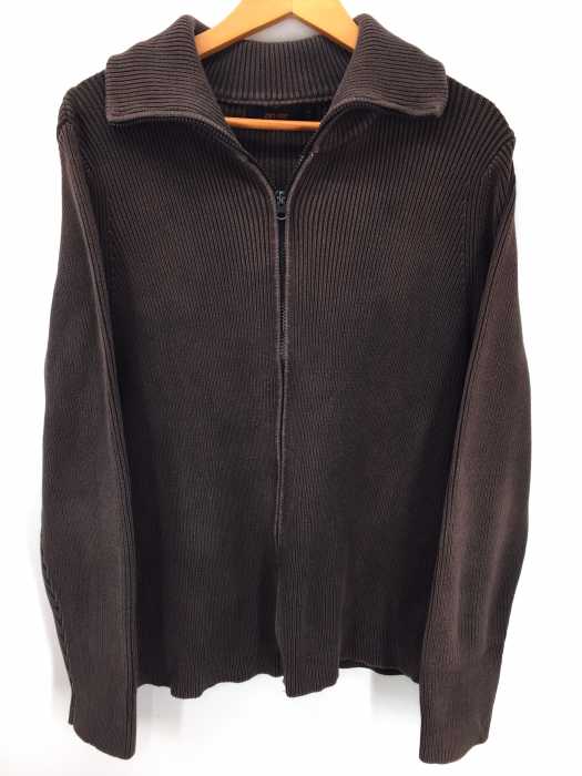 ZARA MAN (ザラマン) ジップアップコットンニット メンズ トップス