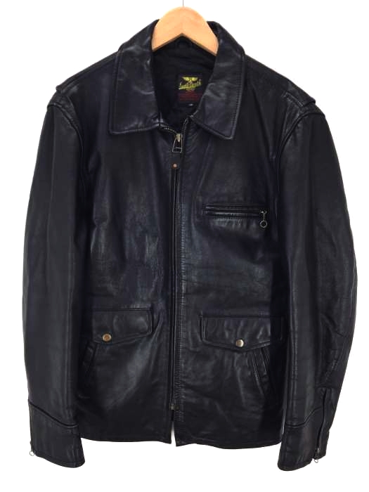 USED古着 （ユーズドフルギ） EAGLE EARTH PORTRAIT シングルレザー 