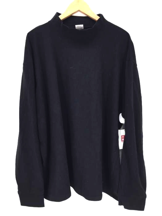USED古着 (ユーズドフルギ) USA製モックネック長袖Tシャツ メンズ トップス