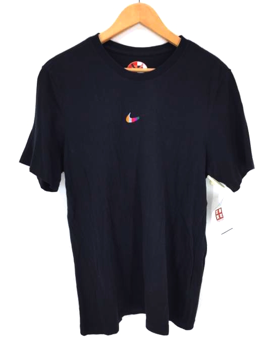 NIKE(ナイキ) PRESTO REACT HOOK TEE Technicolor Swoosh Tee スウォッシュロゴ刺繍Tシャツ DHARMA COLLECTION メンズ トップス