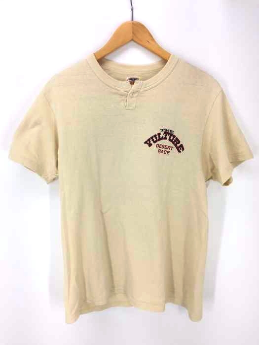DUBBLEWORKS（ダブルワークス） THE YULTURE ヘンリーネックプリントTシャツ メンズ トップス