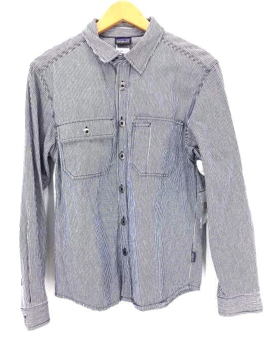 パタゴニア ウェルディングシャツ ヒッコリー ワークシャツ オーガニックコットン patagonia（パタゴニア） Long-Sleeve Welding Shirt ヒッコリーワーク
