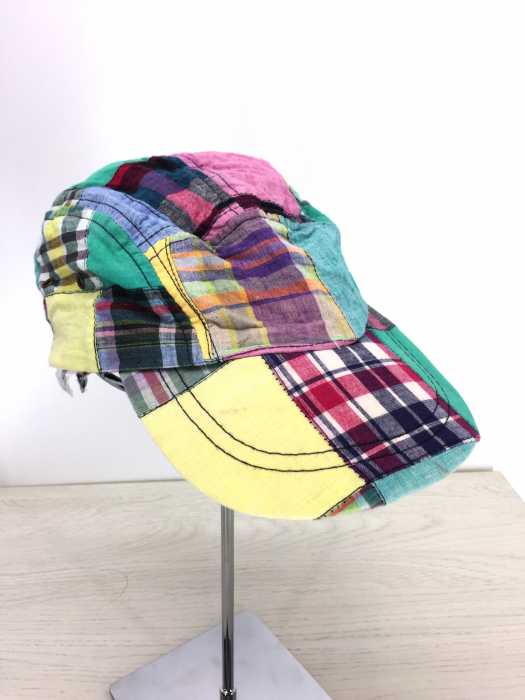 NEWYORK HAT&CO（ニューヨークハット） パッチワークキャップ マドラスチェック メンズ 帽子