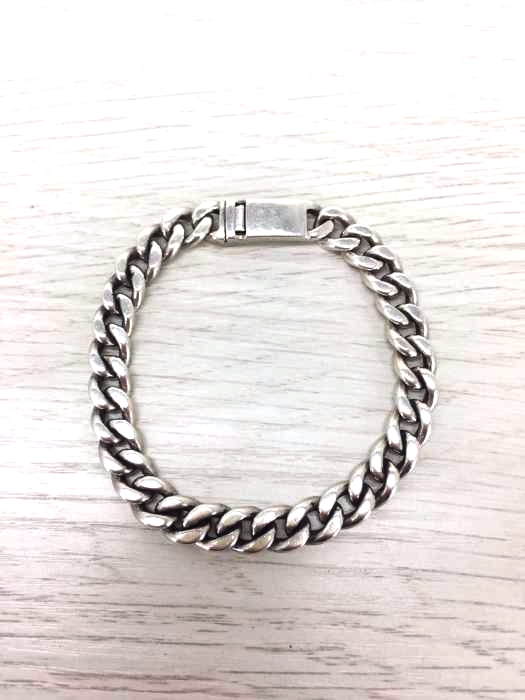 USED古着(ユーズドフルギ) Stainless Steel Chain Bracelet 925 メンズ アクセサリー
