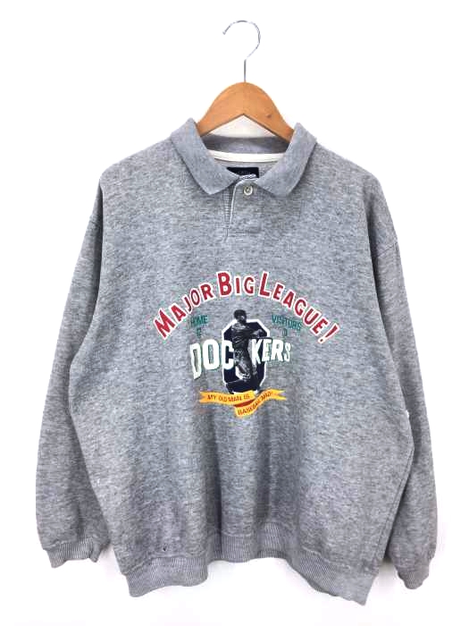 USED古着（ユーズドフルギ） DOCKERS プリントハーフボタンスウェット メンズ トップス