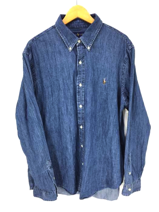 RALPH LAUREN（ラルフローレン） CLASSIC FIT デニムオーバーサイズシャツ メンズ トップス