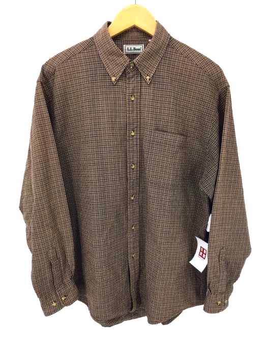 L.L.Bean(エルエルビーン) 凸凹チェック柄 B.D.シャツ メンズ トップス